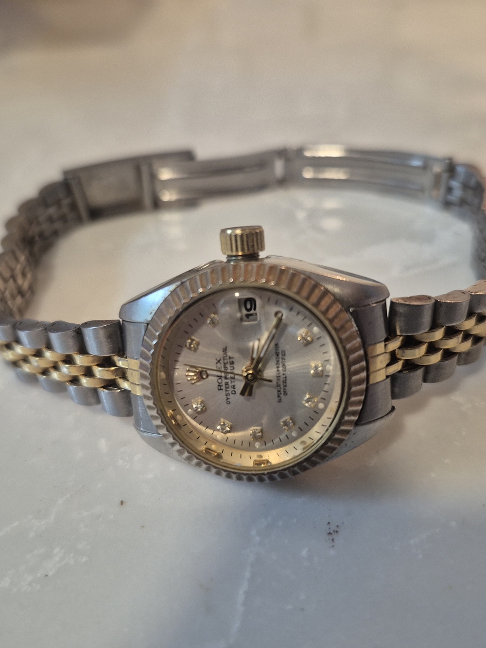 Womans Luxury Watch.   Two-Tone Ladies Watch in Silver and Gold
